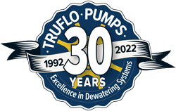 Truflo Pumps 30 Years logo
